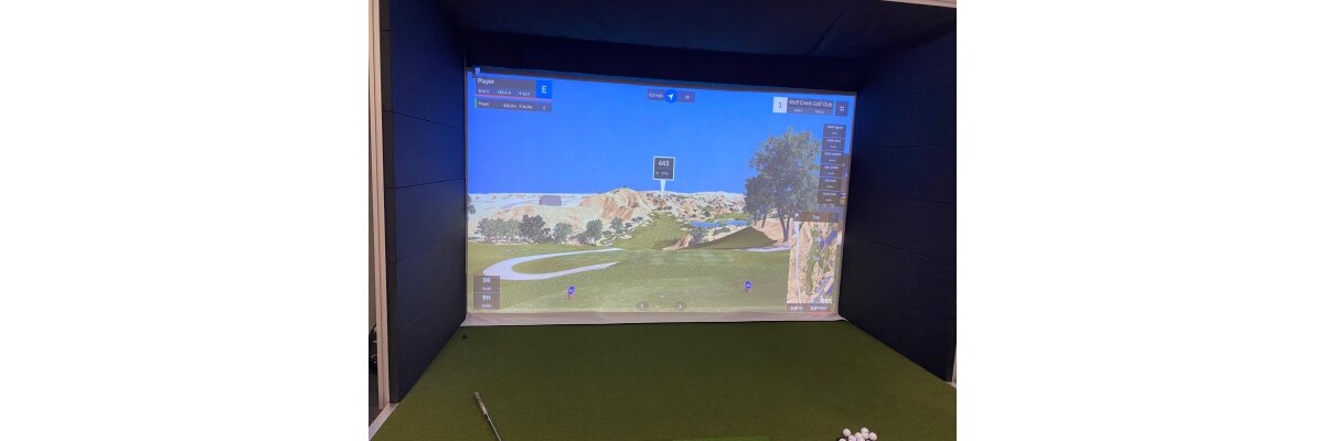 Neuer Golfsimulator in Neustadt/WN - Fairway Lunge | Golfsimulator | Indoor Golf