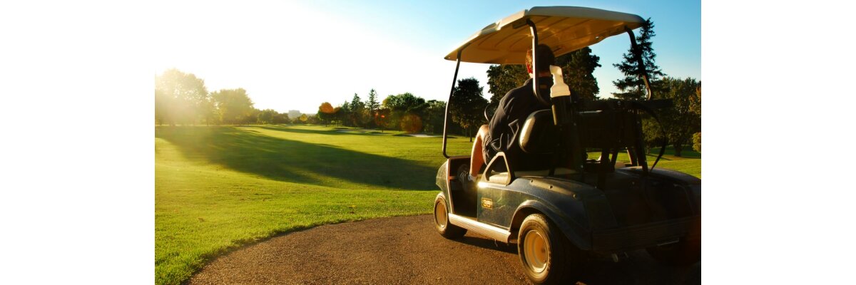 Golfcarts - die schnellen Fortbewegungsmittel auf dem Golfplatz  - Mit dem Golfcart auf dem Platz | Trendgolf.de Blog