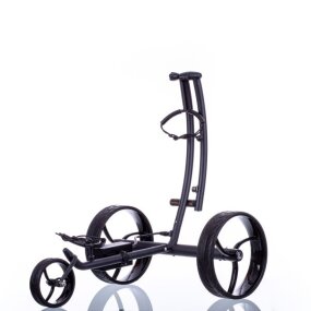 Elektro Golf Trolley walker schwarz, Lithium Akku, Bergabfahrbremse MJ2021