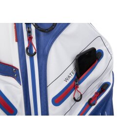 Golfbag trendGOLF Rainline Pro wasserdicht weiß/blau/rot